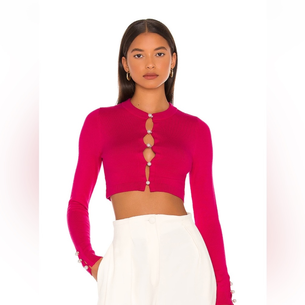 Tara micro cardigan (Revolve)